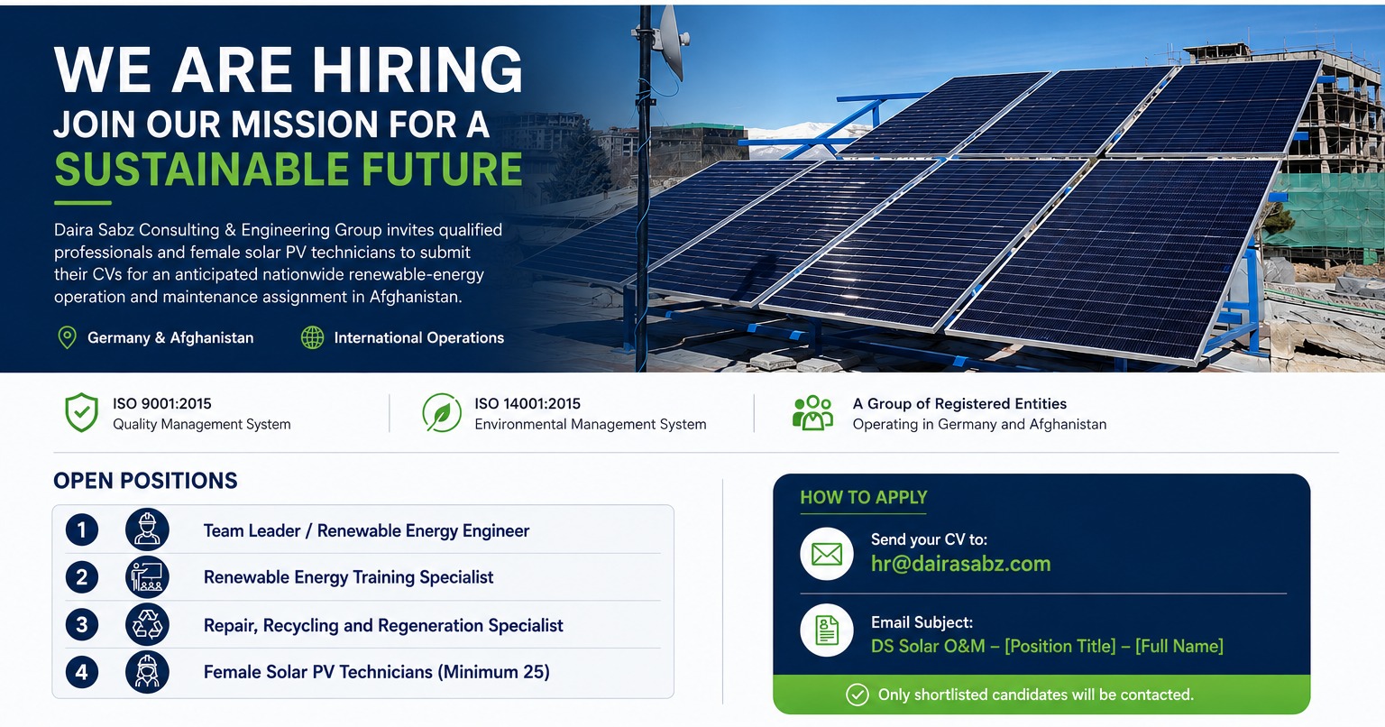 RENEWABLE ENERGY AND SOLAR PV PROFESSIONALS